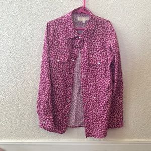 Shyanne girls western shirt, size M, worn once